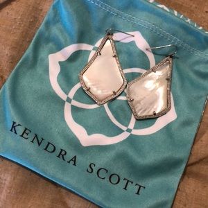 Kendra Scott Alex silver drop earrings